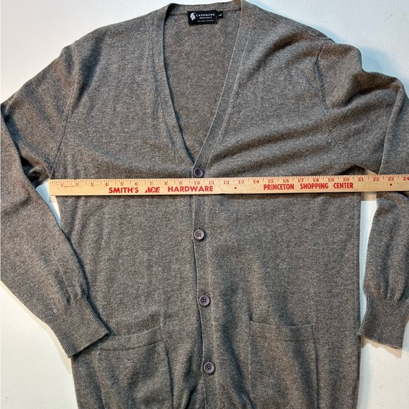 Cashmere Boutique Cardigan Sweater Large 100% Cashmere Button-Up Long Po… - Picture 6 of 9